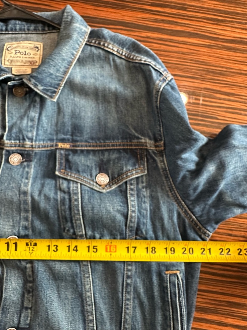Polo Ralph Lauren Women’s Trucker Denim Jacket Sz XL GUC - Picture 8 of 11